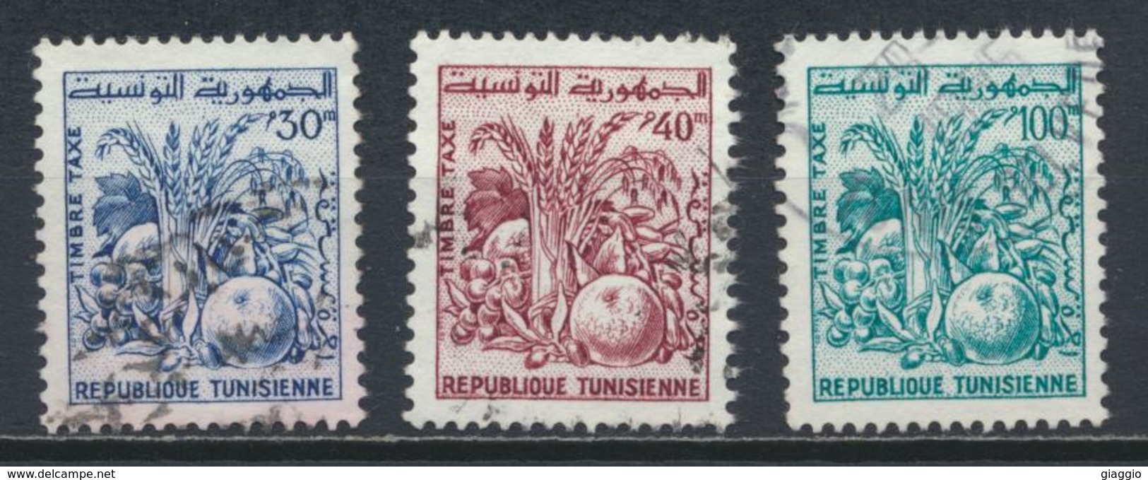 °°° TUNISIA - Y&T N°81/82/83 TAXE - 1960/1977 °°° - Tunisia (1956-...)