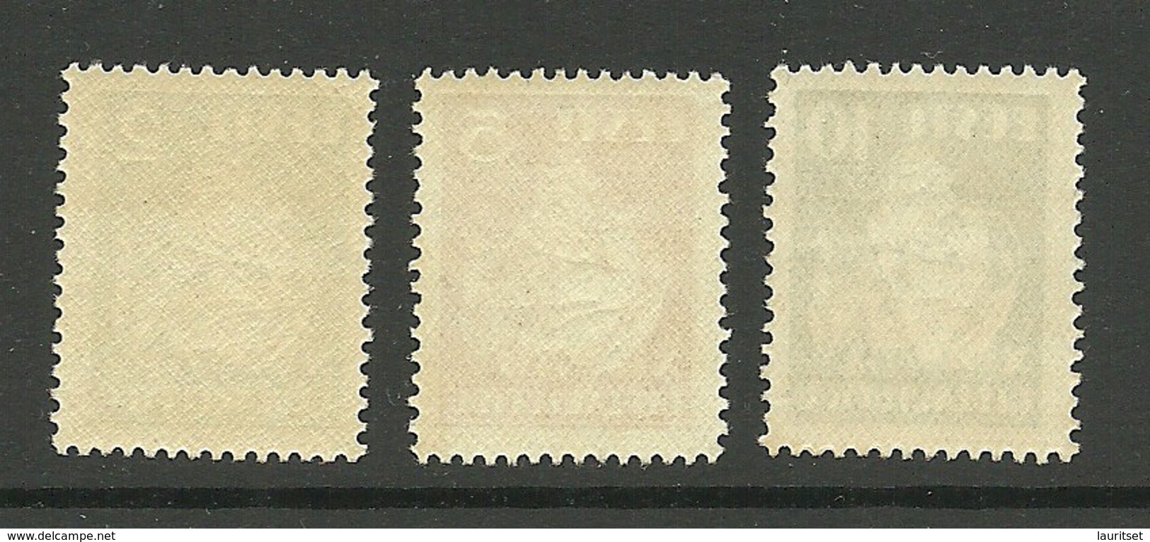 ESTLAND Estonia 1933 Michel 99 - 101 MNH - Estonie