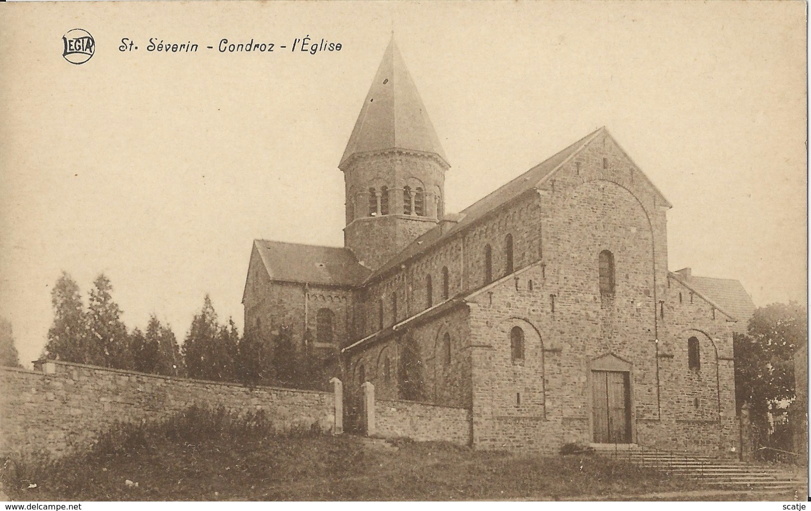ST. Séverin  -  Condroz  -  L'Eglise  -  REKLAMEKAART:  ORY - RENARD - Nandrin