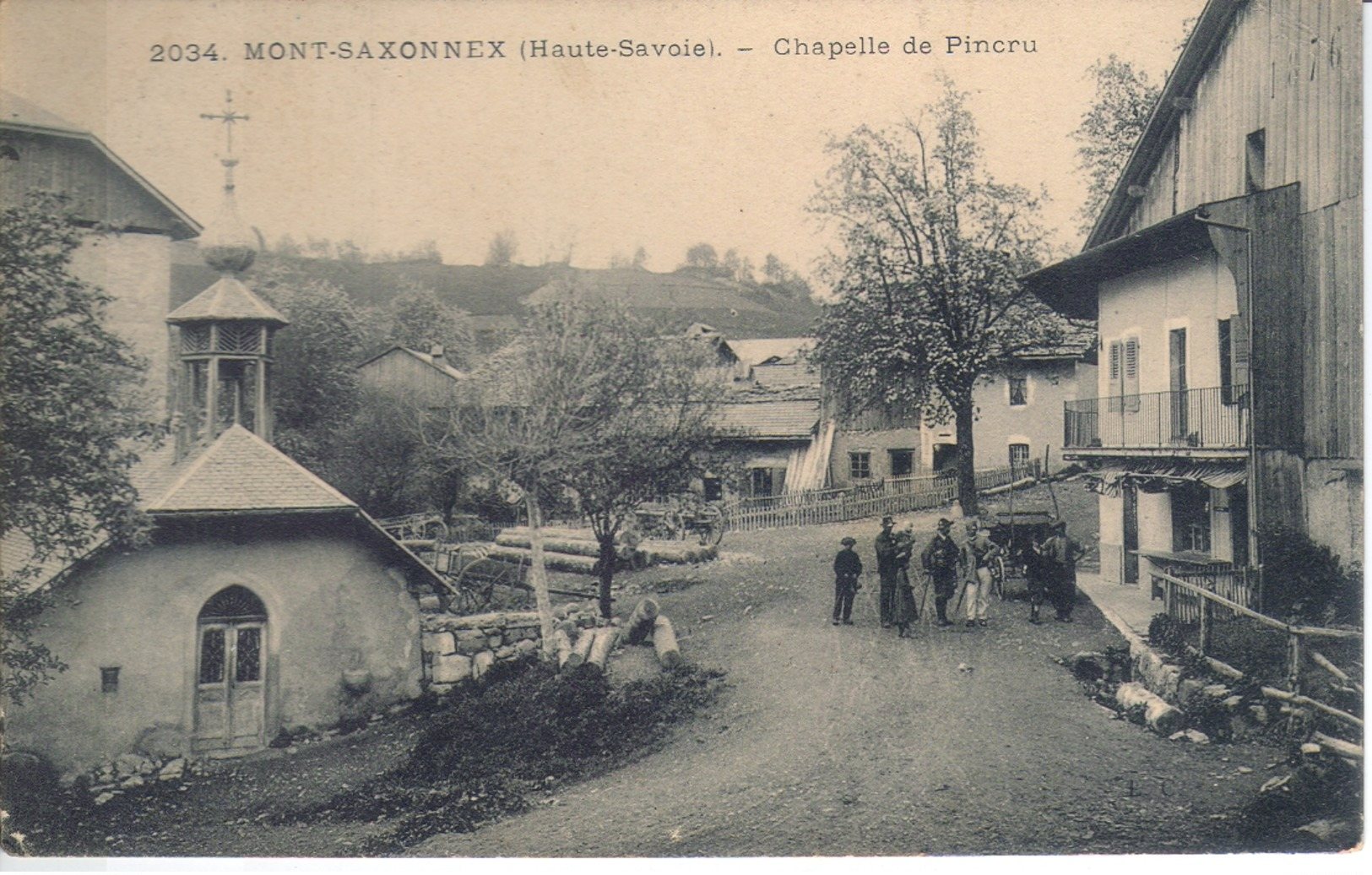 Le Mont Saxonnex La Chapelle De Pincru - Other & Unclassified