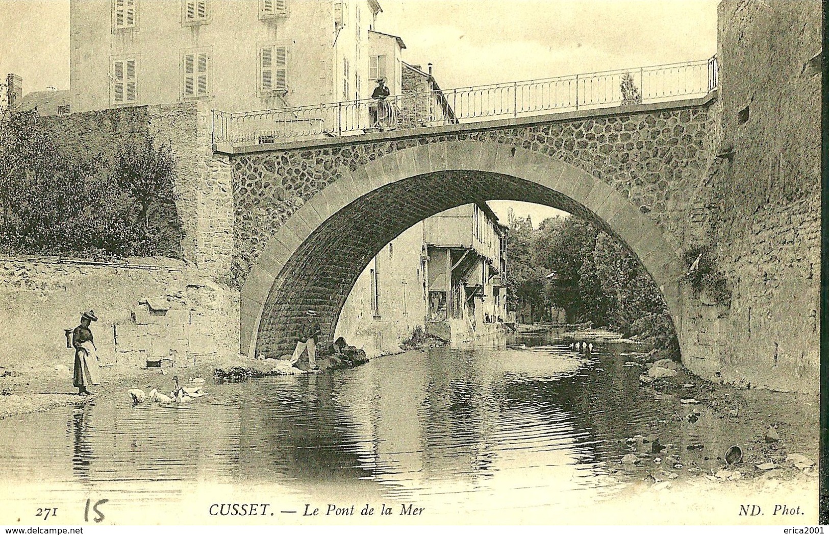 Cusset. Le Pont De La Mer à Cusset. - Andere & Zonder Classificatie