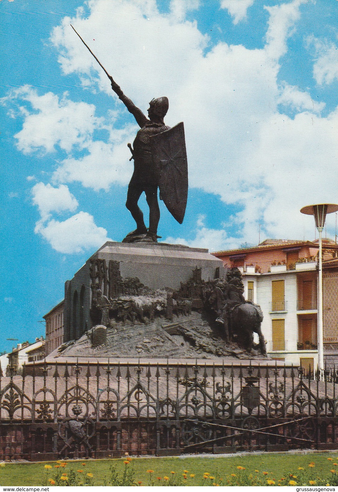 9595) LEGNANO MONUMENTO ALLA BATTAGLIA DI LEGNANO VIAGGIATA - Legnano