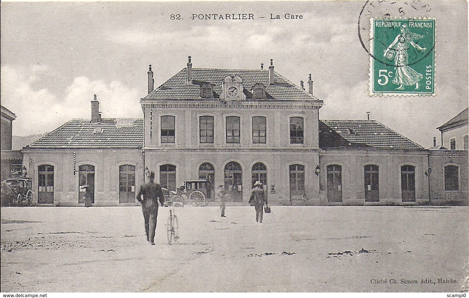 12221.....PONTARLIER,  La Gare - Pontarlier