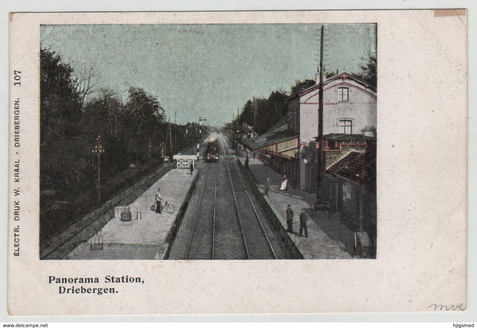 Netherlands Nederland Driebergen Rijsenburg Bahnhof Train Station Post Card Postkarte Karte Carte Postale 6034 POSTCARD - Driebergen – Rijsenburg