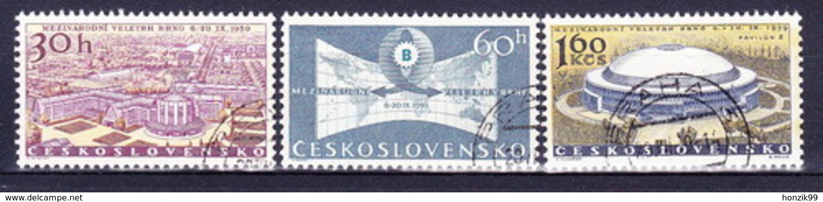 Tchécoslovaquie 1959 Mi 1146-8 (Yv 1031-3), Obliteré - Used Stamps