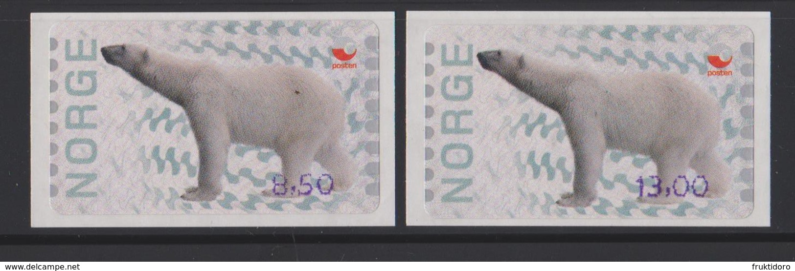 Norway ATM 31-32 Polar Bear (Ursus Maritimus) 2010 * * - Ungebraucht