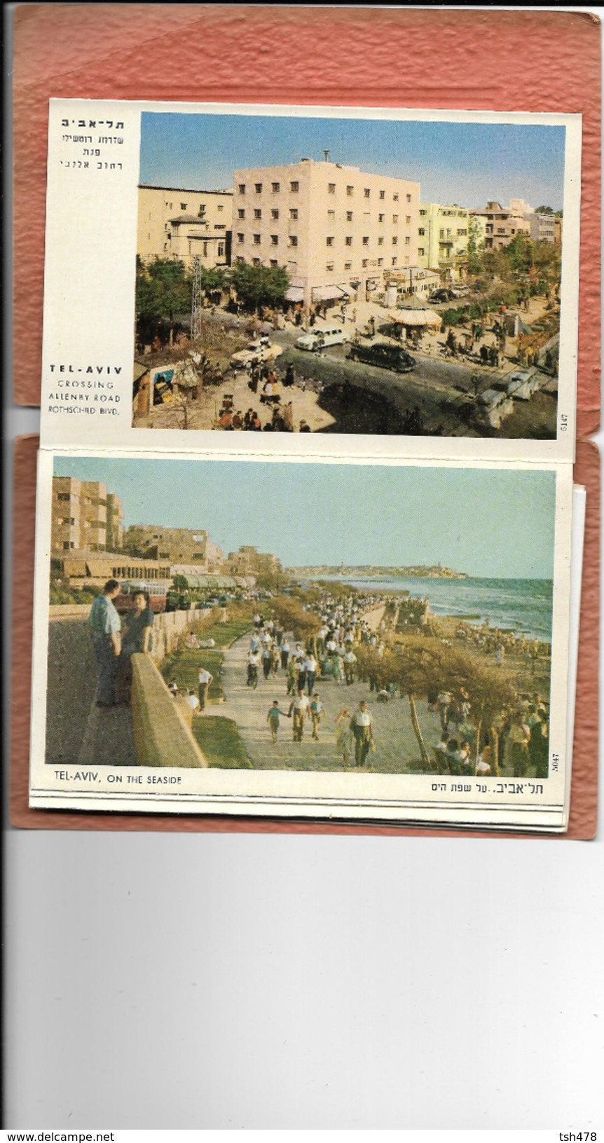 SOUVENIR   ISRAEL--déplient De 18 Cartes---(état De La Couverture MOYEN Déchiré + Manque) Voir 11 Scans - Israel