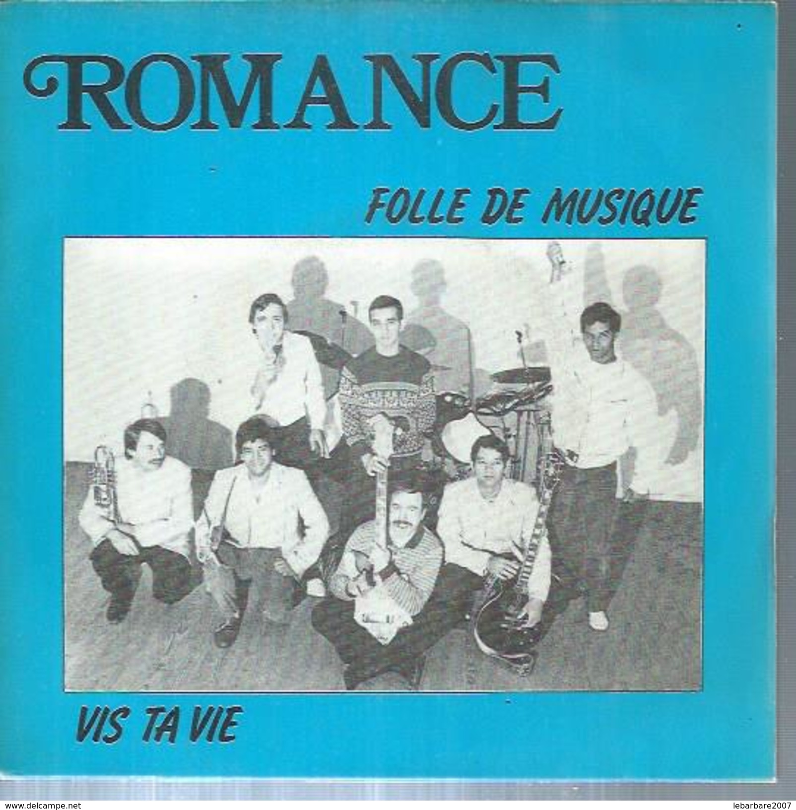 45 Tours SP - ROMANCE  - F.L.V.M. 45123 -  " FOLLE DE MUSIQUE " + 1 ( Groupe De MONTMORENCY 95550 ) - Autres - Musique Française