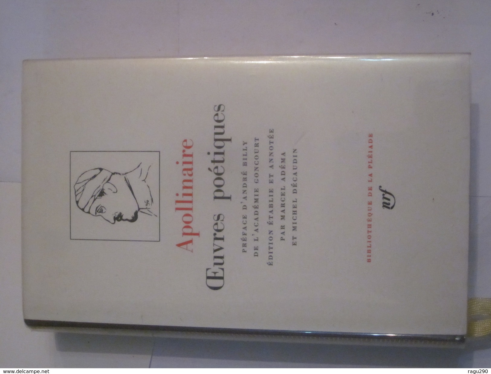 OEUVRES POETIQUES Par  APOLLINAIRE - La Pléiade