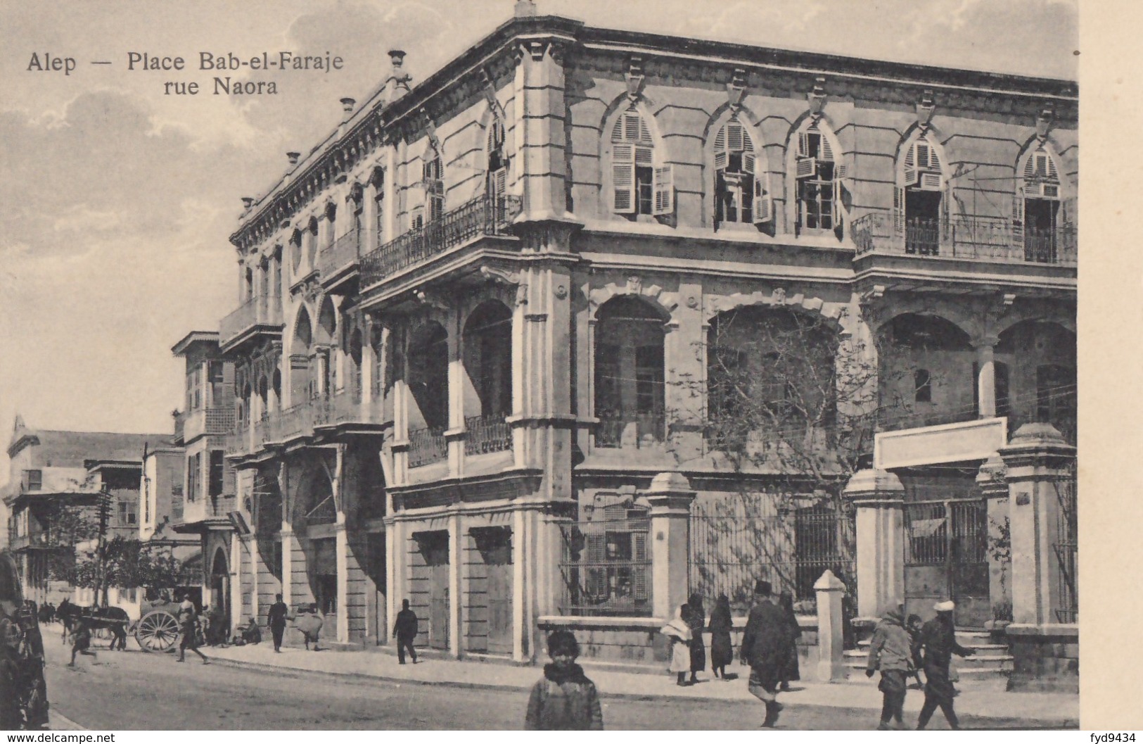 CPA - Alep - Place Bab El Faraje - Rue Naora - Syrie