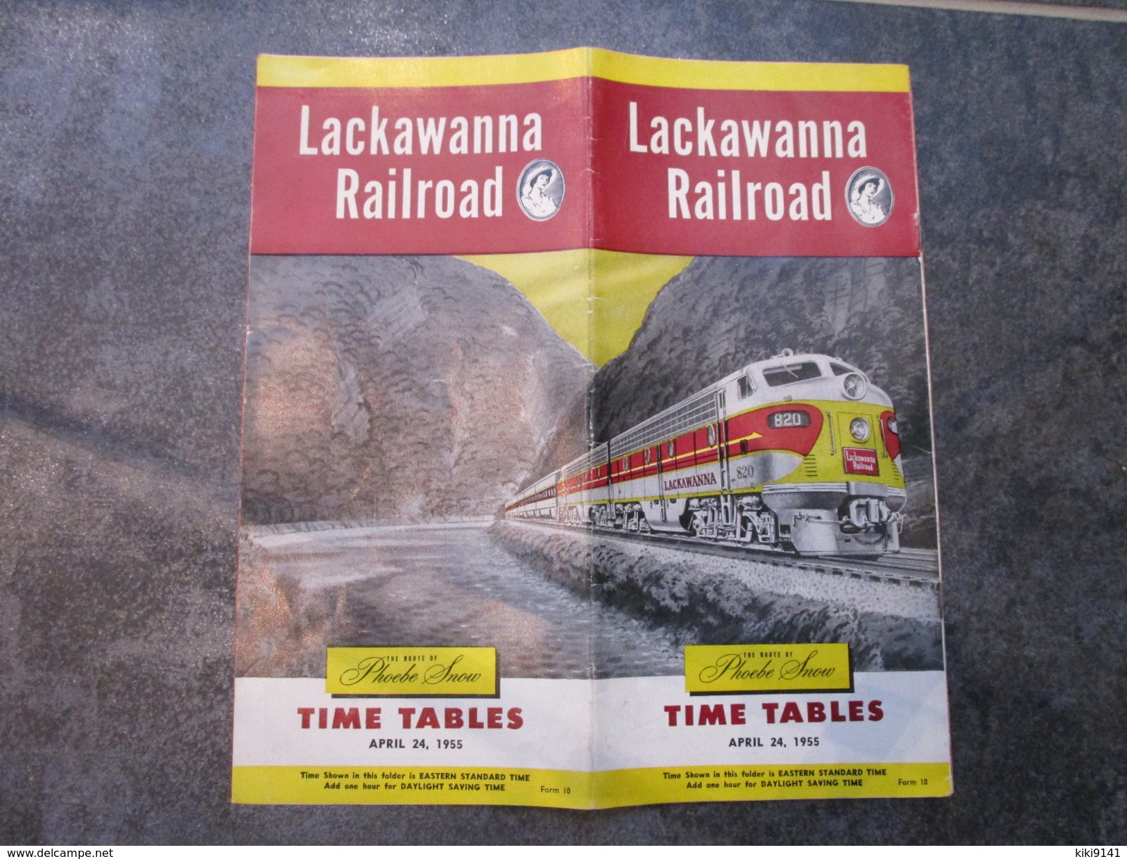 LACKAWANNA RAILROAD  -  TIME TABLES - Monde