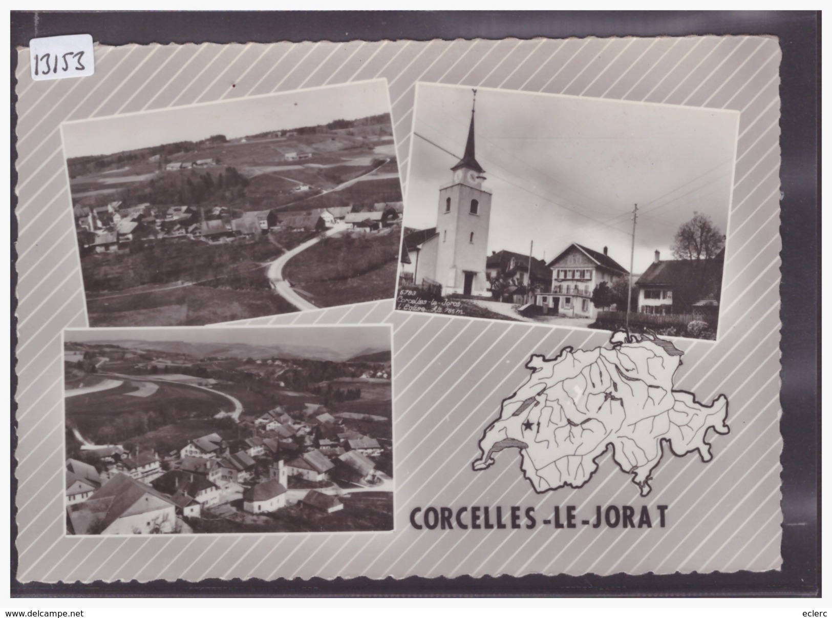 FORMAT 10x15 Cm - DISTRICT D'ORON - CORCELLES LE JORAT - TB - Corcelles-le-Jorat
