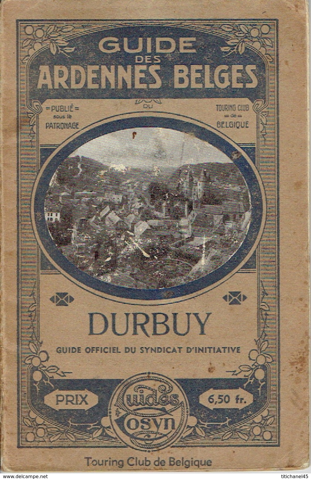 GUIDE COSYN Vers 1920 - DURBUY Par Maurice COSYN - Belgique