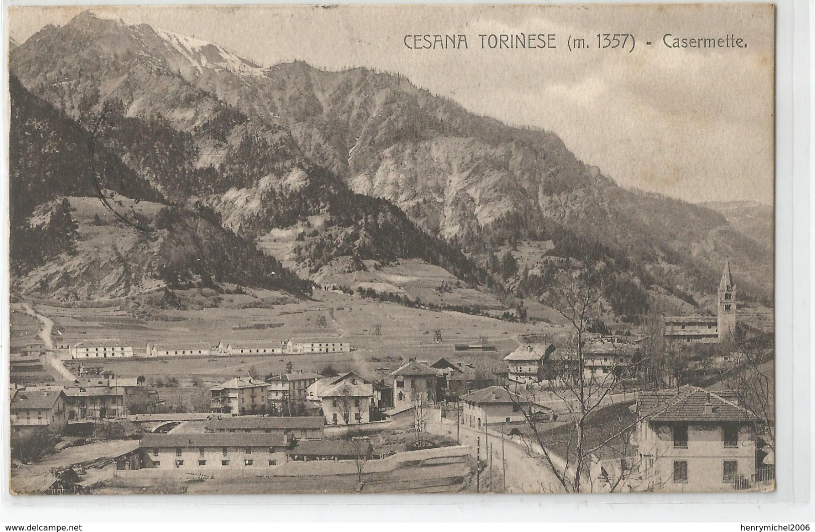 Italie - Italia - Italy - Piemonte - Cesana Torinese Casermette 1910 , Ed Pedrini Torino - Sonstige & Ohne Zuordnung