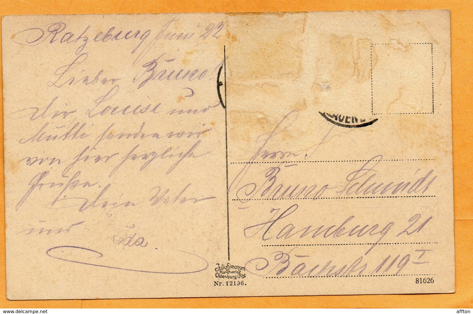 Ratzeburg 1922 Postcard - Ratzeburg