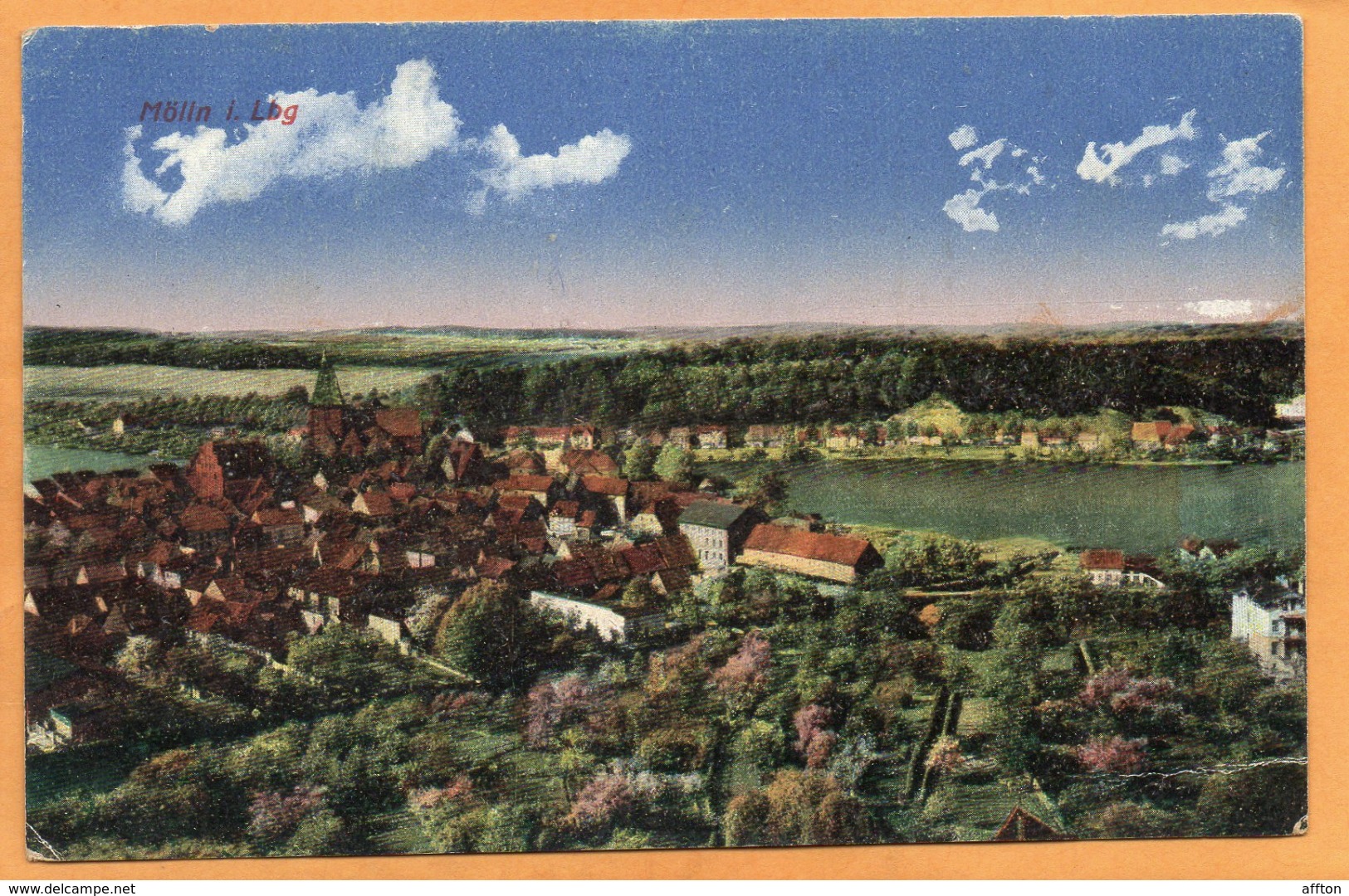 Molln Moelln I Lauenburg 1918 Postcard - Mölln