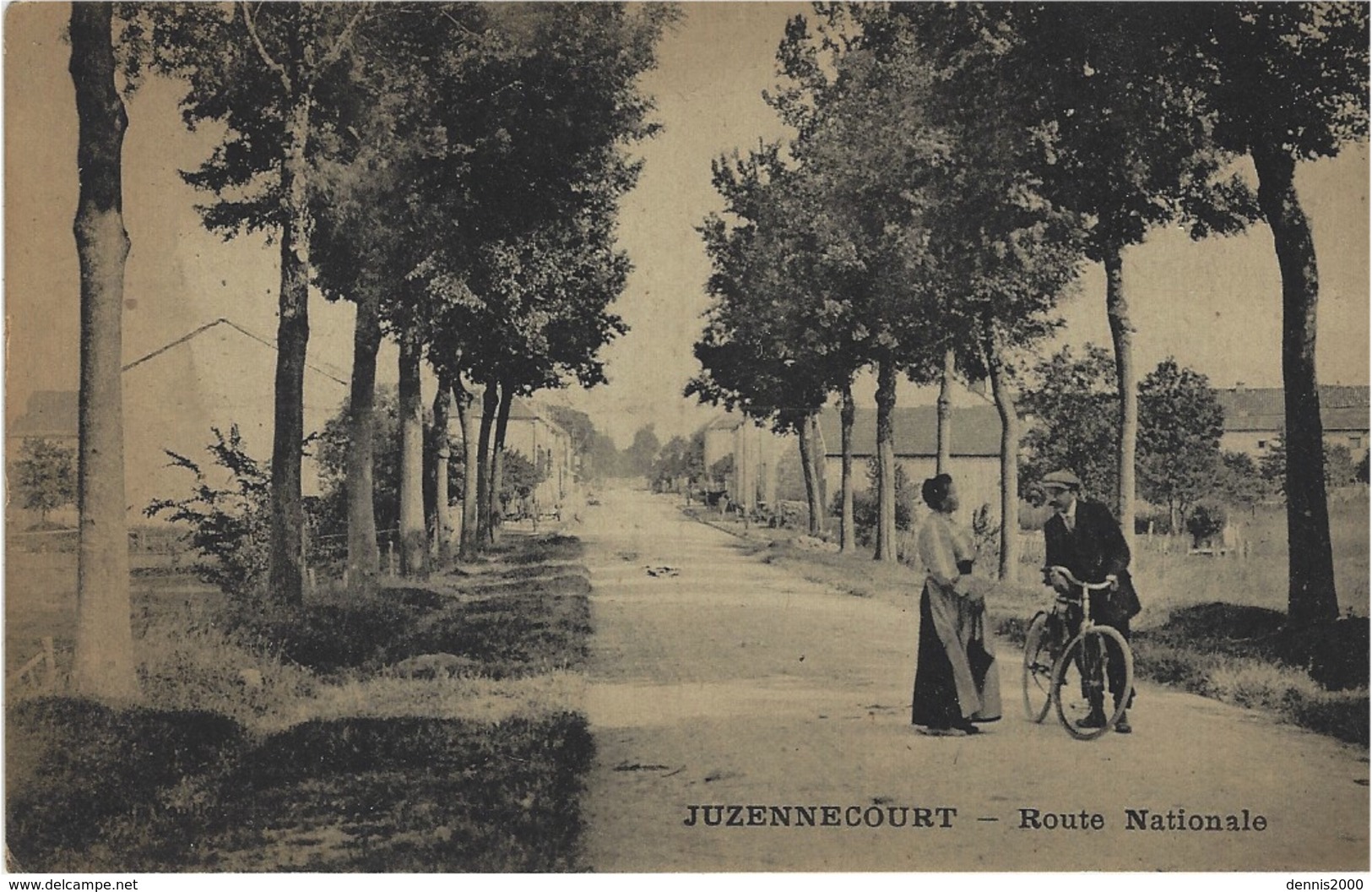 JUZENNECOURT (52) - Route Nationale - Juzennecourt