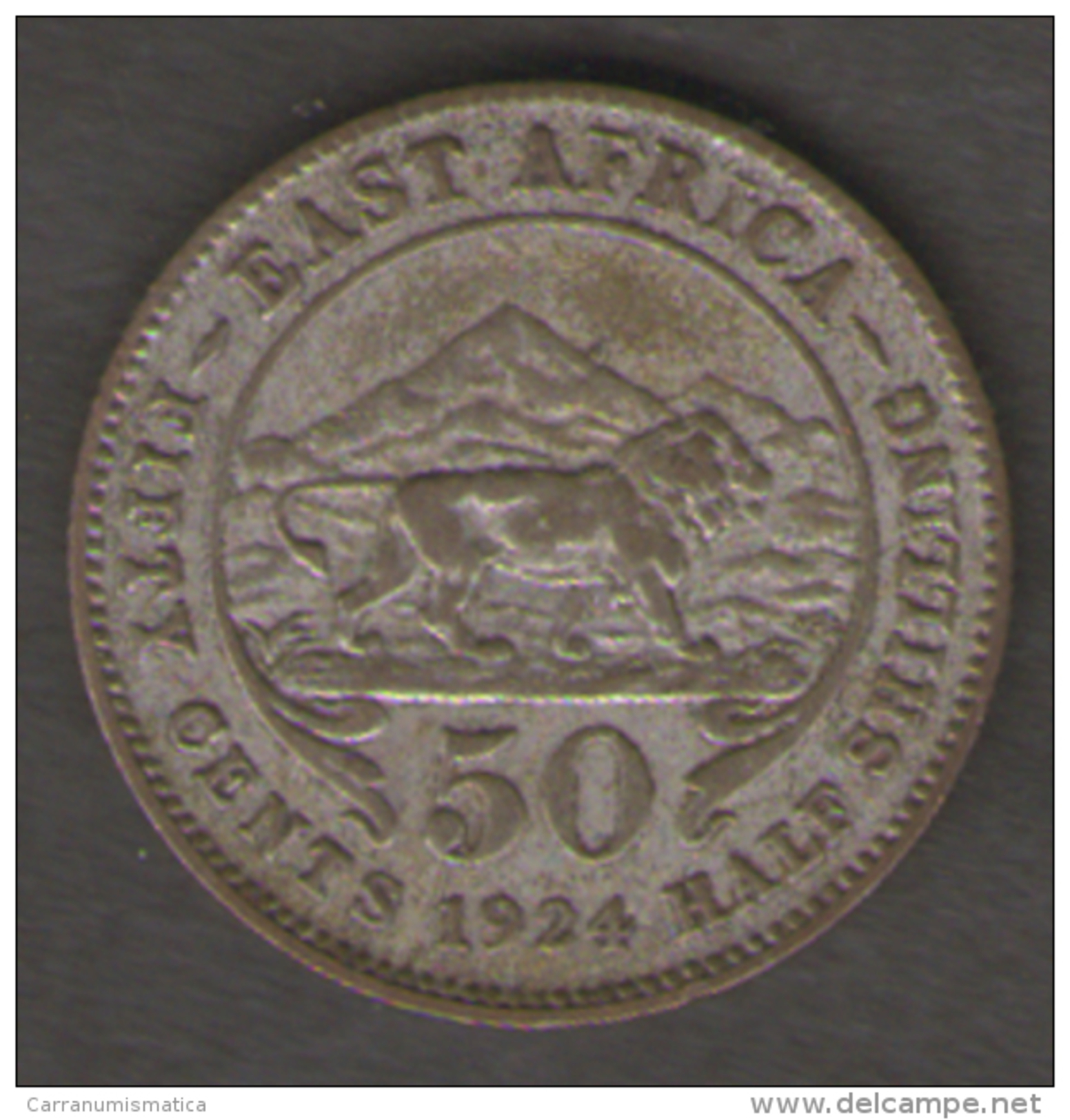 EAST AFRICA 50 CENTS 1924 - Altri – Africa