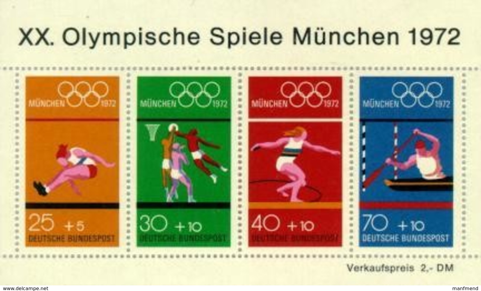 Germany - 1972 - Mi: Bl.8**MNH - Look Scan - 1959-1980