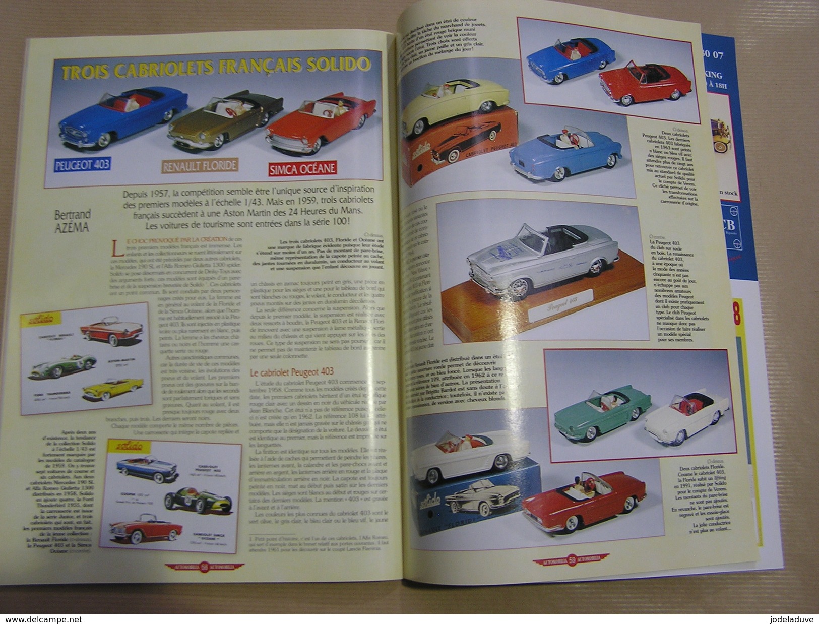 AUTOMOBILIA N° 32 Simca 5 et 6 Prototypes Renault Bmw Glas Peugeot Aérodynamisme Solido Voiture Auto Automobile