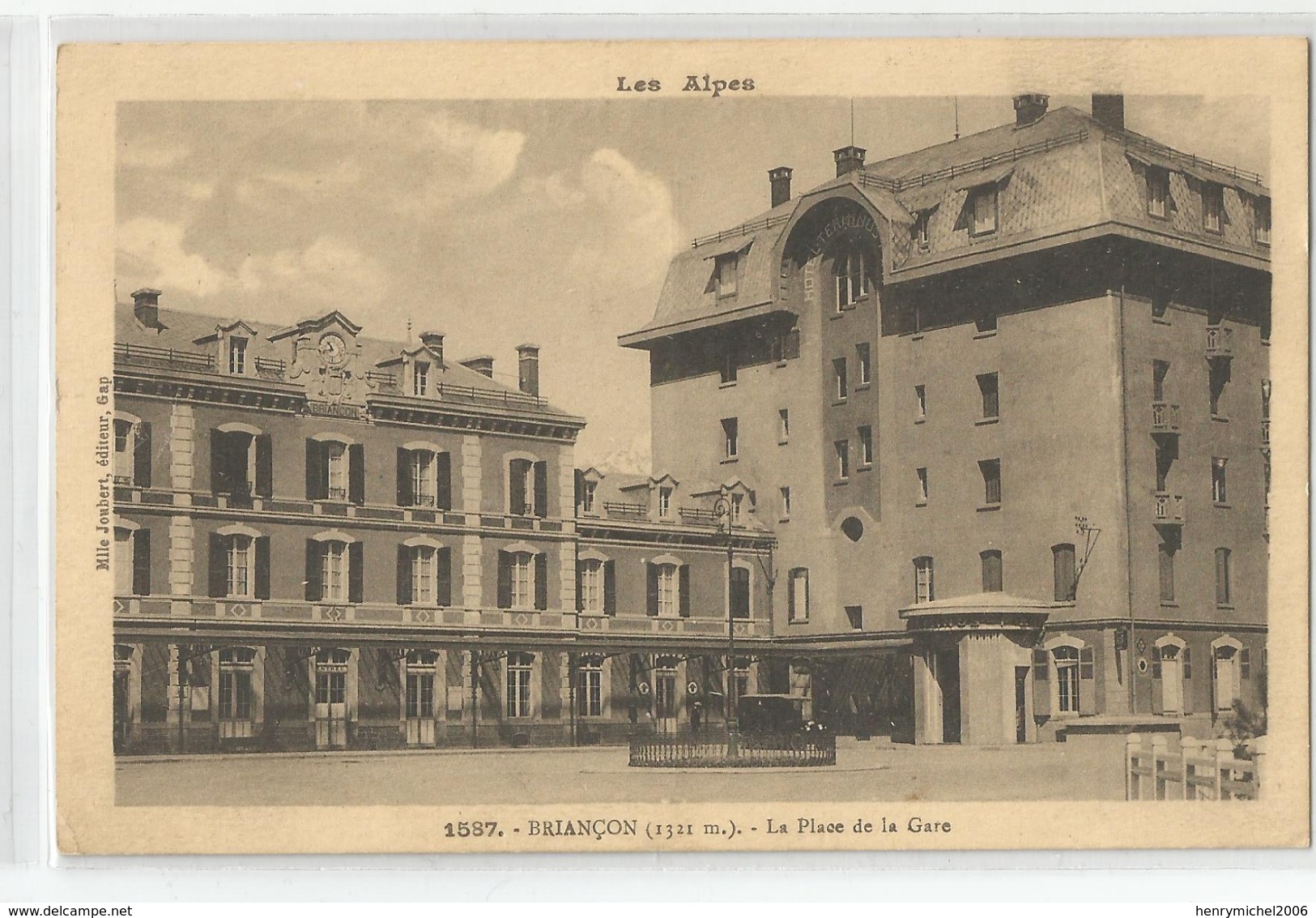 Hautes Alpes -05 -briançon Place De La Gare 1931 - Briancon