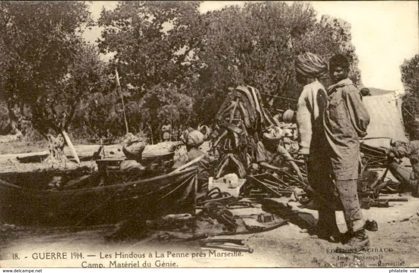 FRANCE - La Guerre De 14-18 Et Les Hindous - P20853 - Guerra 1914-18