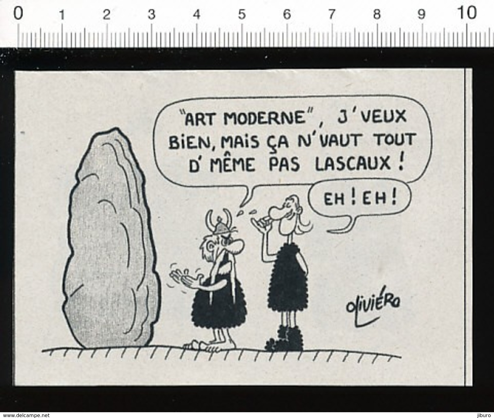 Humour Préhistoire Menhir ( Pas Du Lascaux ) ?? Gaulois ???  / 198-PF-2 - Autres & Non Classés