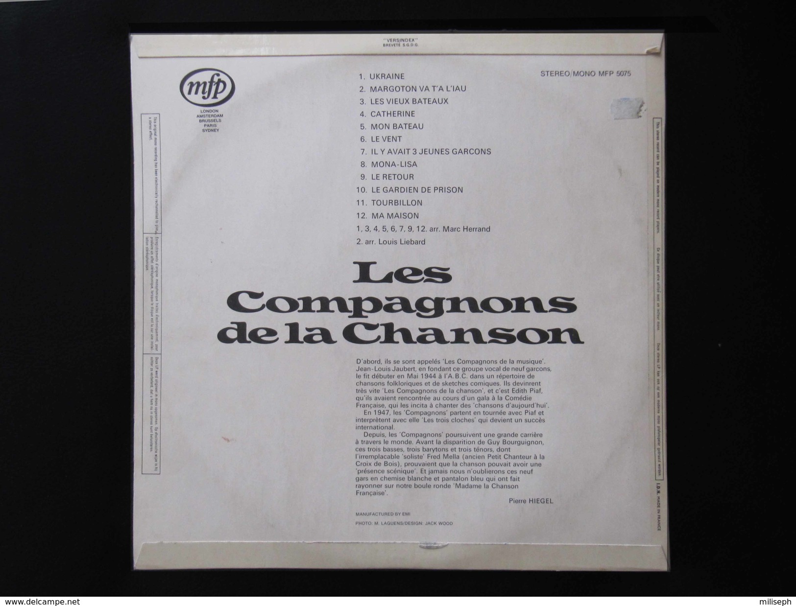 Disque 33 T - Les Compagnons De La Chanson - UKRAINE - 1970     (4299) - Autres - Musique Française