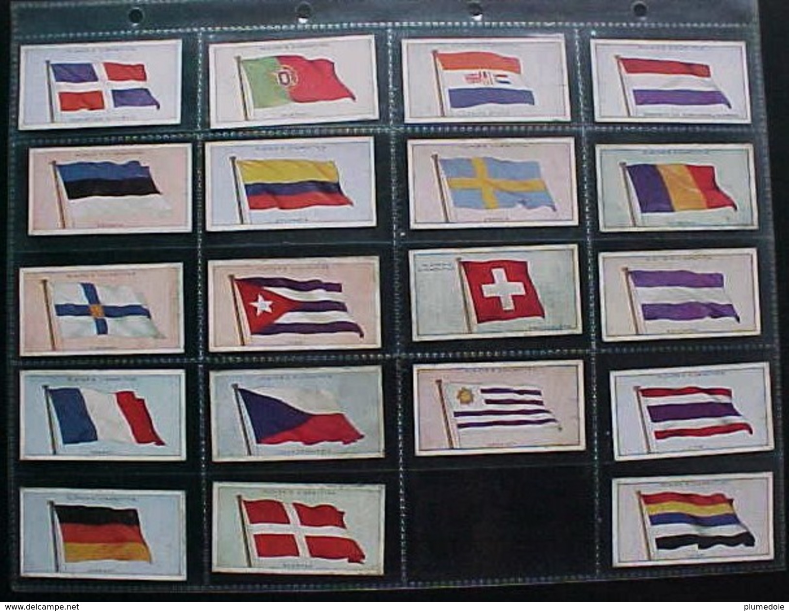 Lot De 39 Cartes CHROMOS  CIGARETTES PLAYER'S De 1928 , DRAPEAUX , FLAGS OF THE LEAGUE OF NATIONS, 39 Cards - Player's