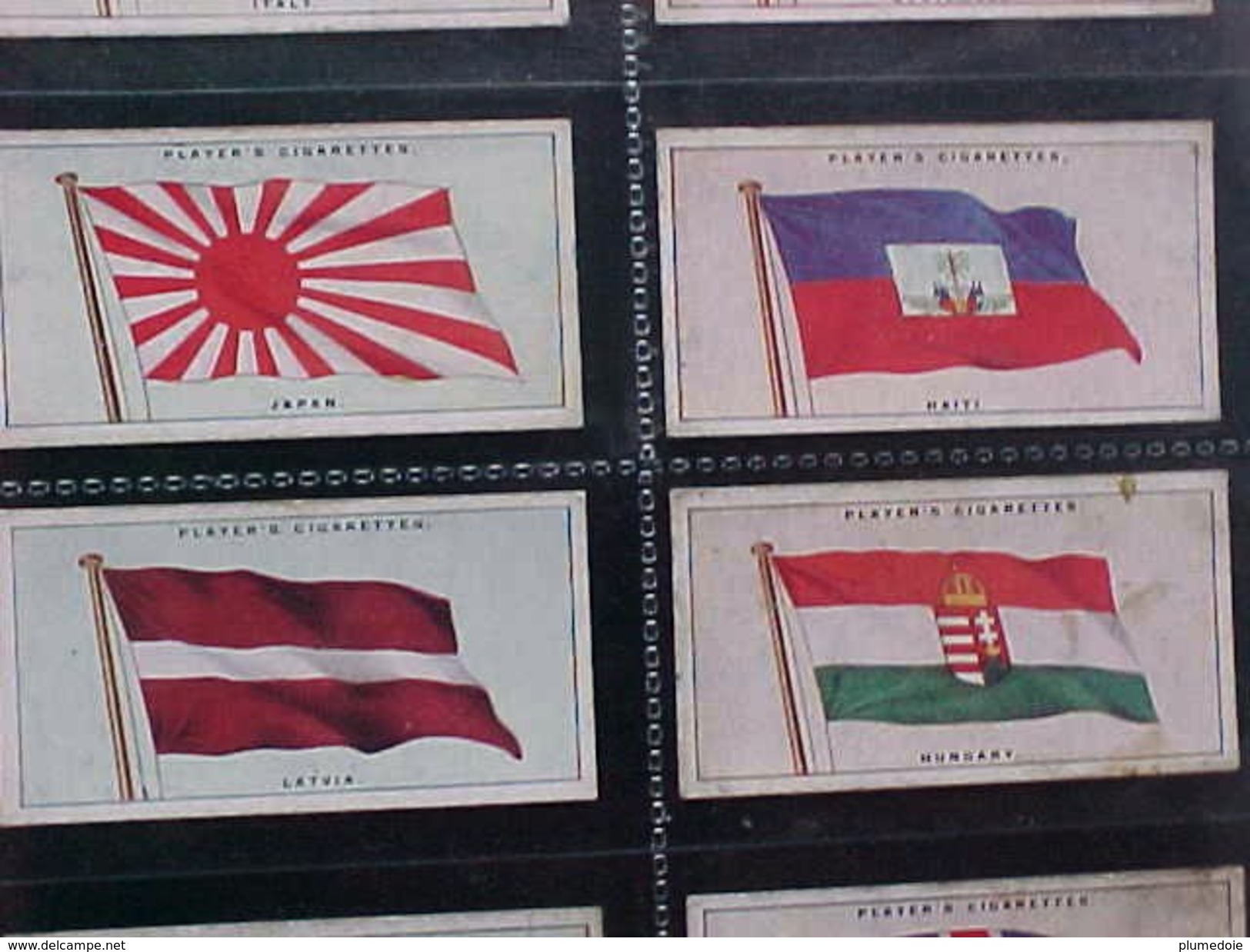 lot de 39 cartes CHROMOS  CIGARETTES PLAYER'S de 1928 , DRAPEAUX , FLAGS OF THE LEAGUE OF NATIONS, 39 cards