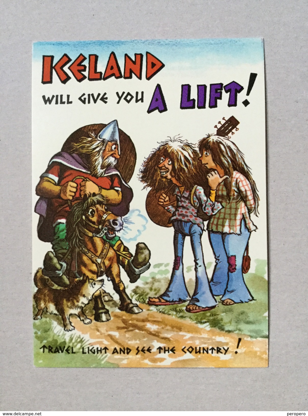 AK  ICELAND   FOLK  VIKINGS    1990's   POSTCARD - Island