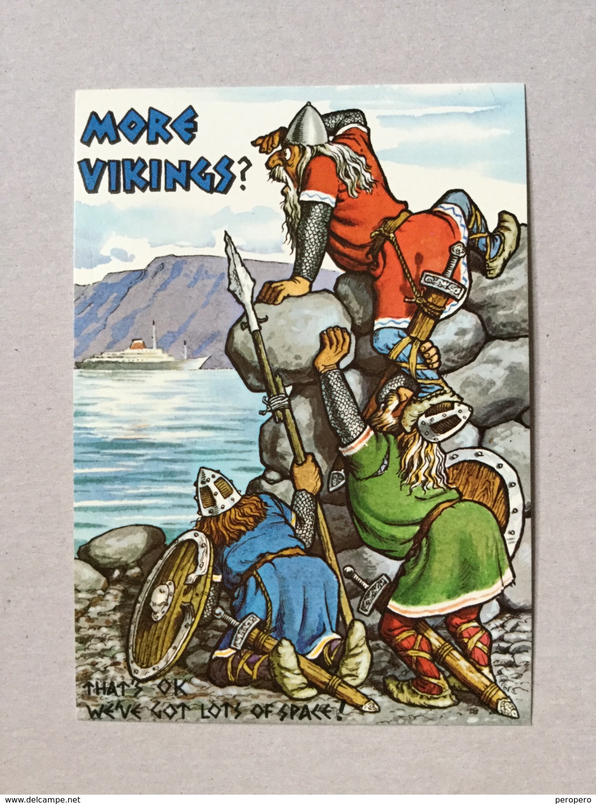 AK  ICELAND   FOLK  VIKINGS    1990's   POSTCARD - Island