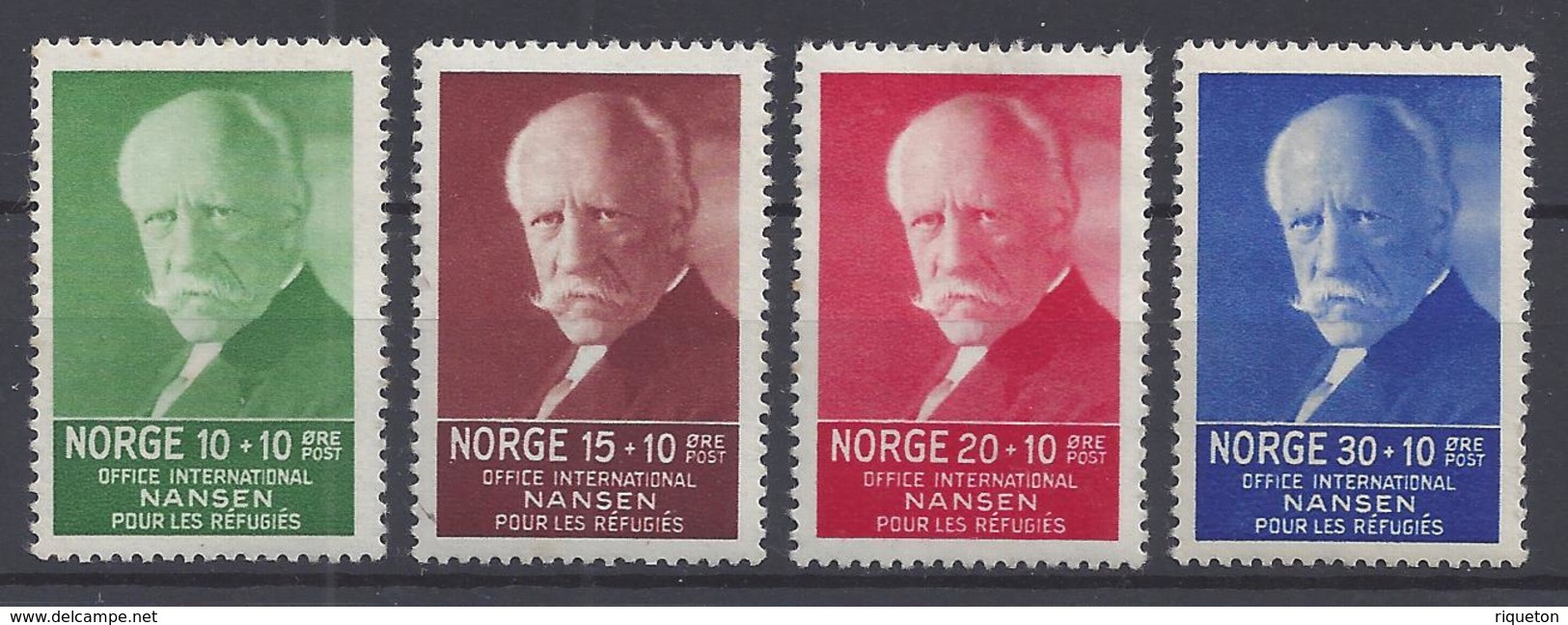 NORVEGE - 1935 - Série Surtaxée N° 164-167 - Neufs Charnières/traces - X - - Neufs