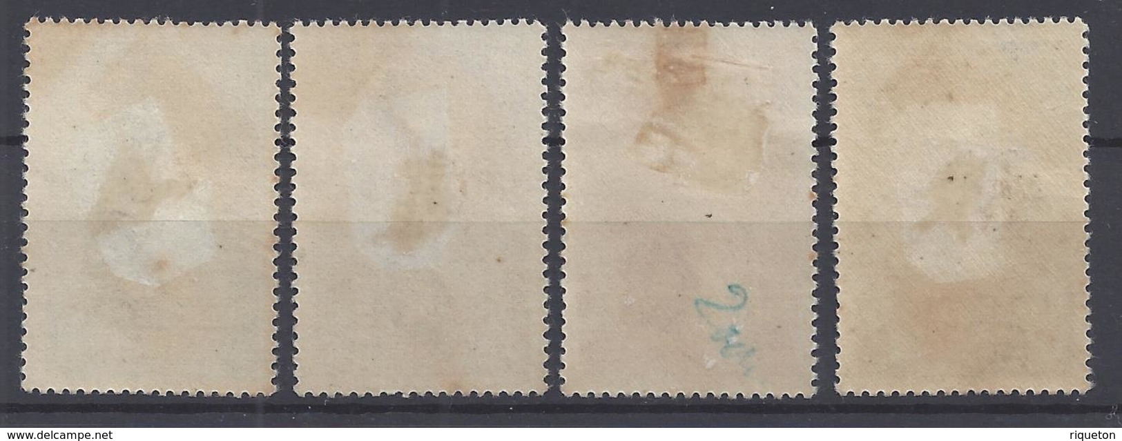 NORVEGE - 1935 - Série Surtaxée N° 164-167 - Neufs Charnières/traces - X - - Ongebruikt