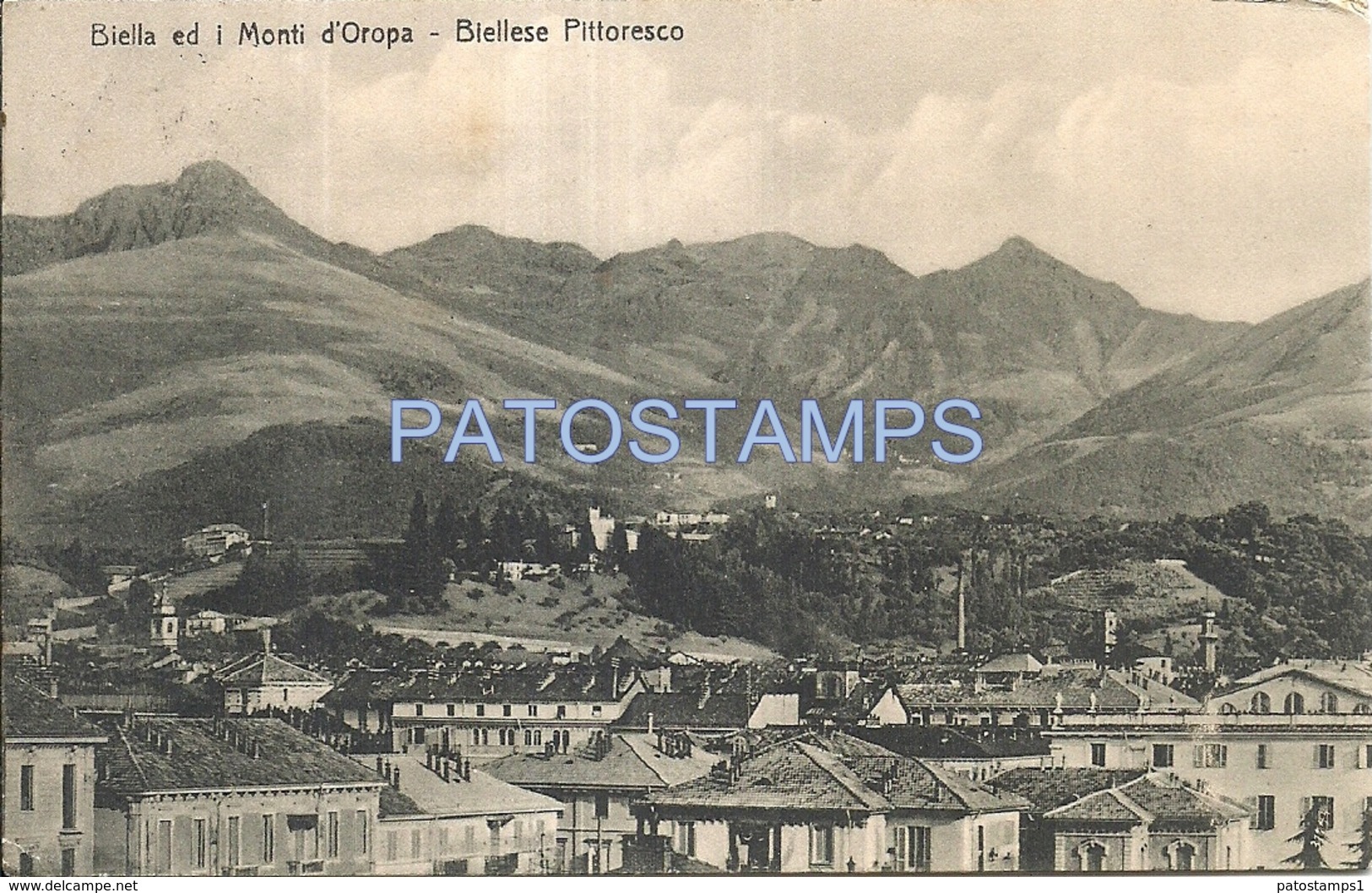 64578 ITALY BIELLA PIAMONTE MOUNT D'OROPA CIRCULATED TO ARGENTINA POSTAL POSTCARD - Altri & Non Classificati