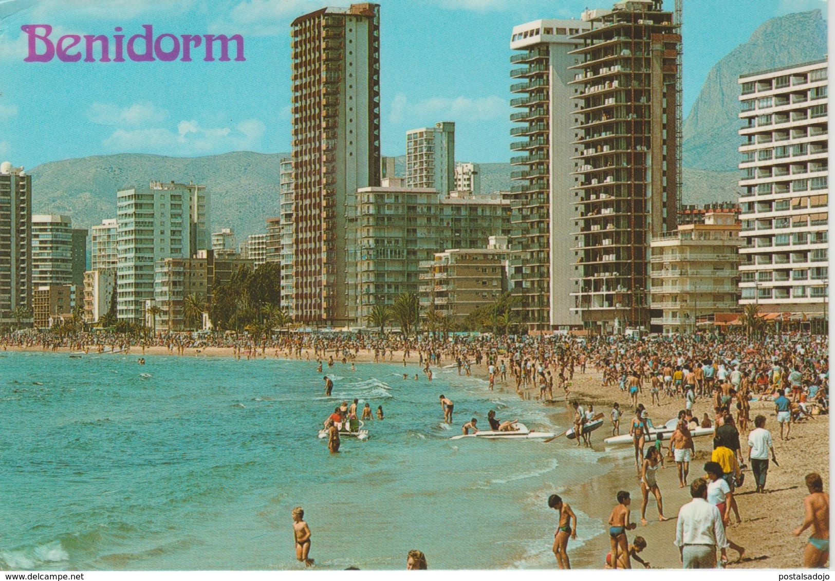 (BENI730) BENIDORM. PLAYA DE LEVANTE - Alicante