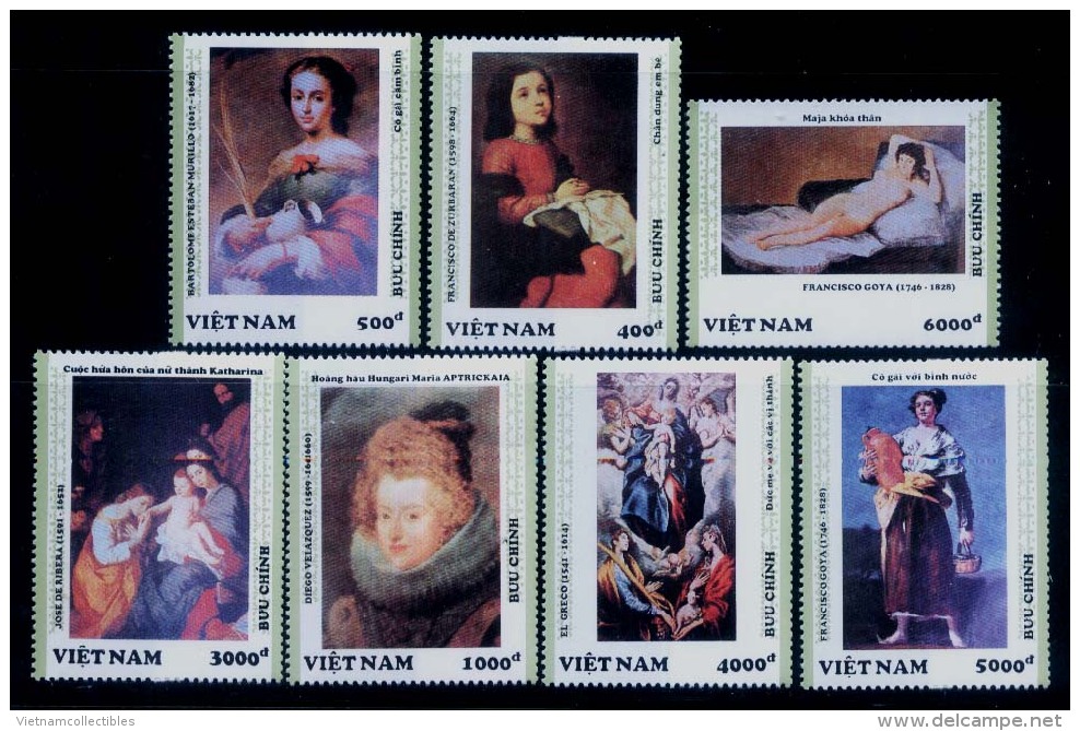 Vietnam Viet Nam MNH Perf Stamps 1992 : Spanish Art Paintings / Goya (Ms644) - Vietnam