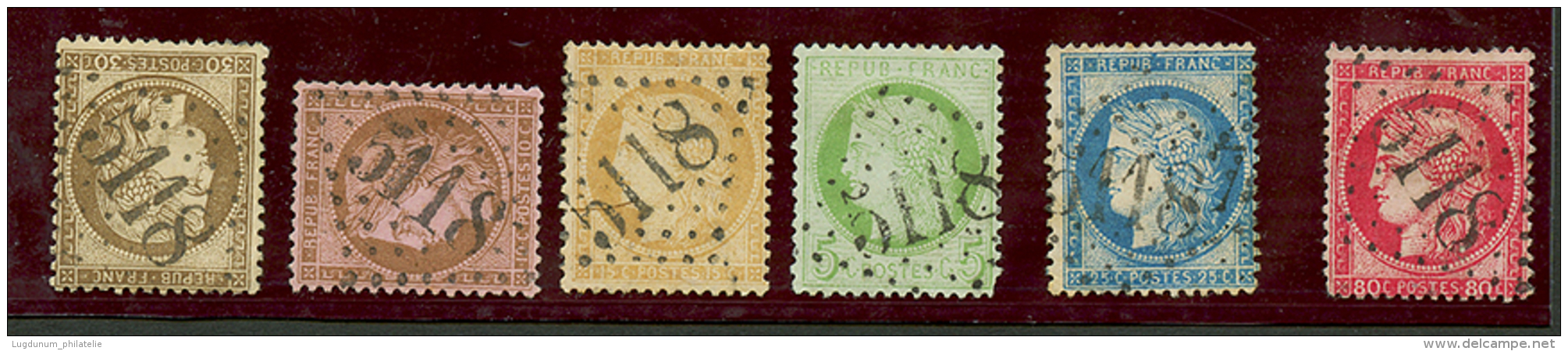 GC 5118 De YOKOHAMA Sur 6 Timbres "CERES". TB. - Other & Unclassified