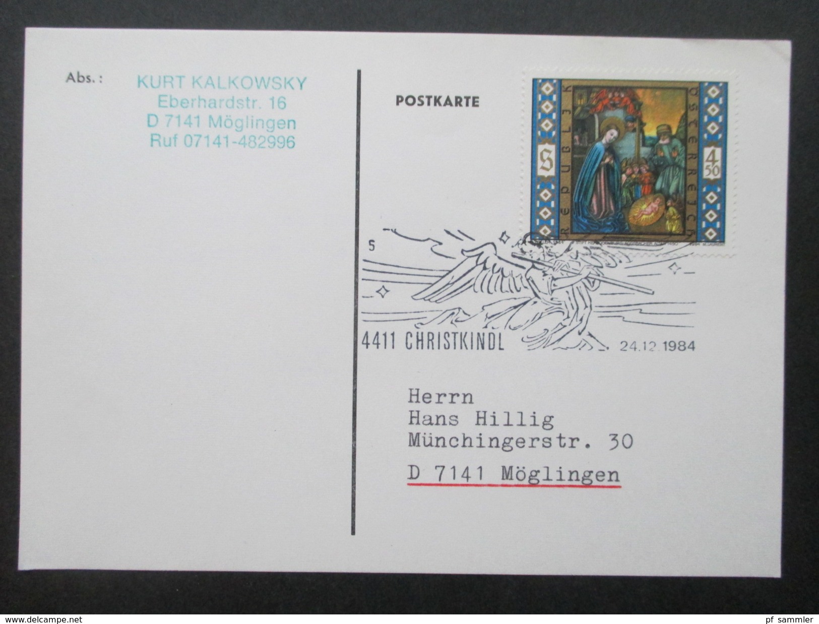 Österreich Christkindl 1982 - 1995 Mit 23 Belegen / Sonderstempel! Verschiedene Stempel. Weihnachten! - Christmas