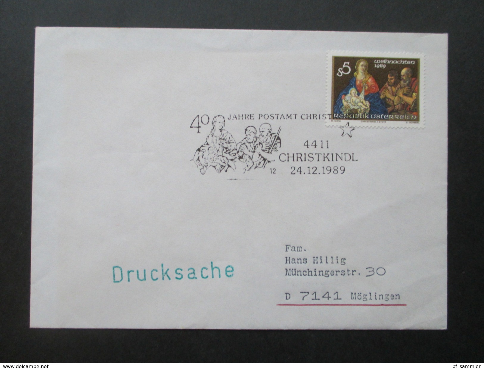 Österreich Christkindl 1982 - 1995 mit 23 Belegen / Sonderstempel! Verschiedene Stempel. Weihnachten!