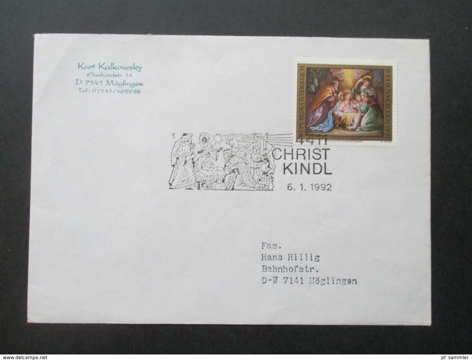 Österreich Christkindl 1982 - 1995 mit 23 Belegen / Sonderstempel! Verschiedene Stempel. Weihnachten!