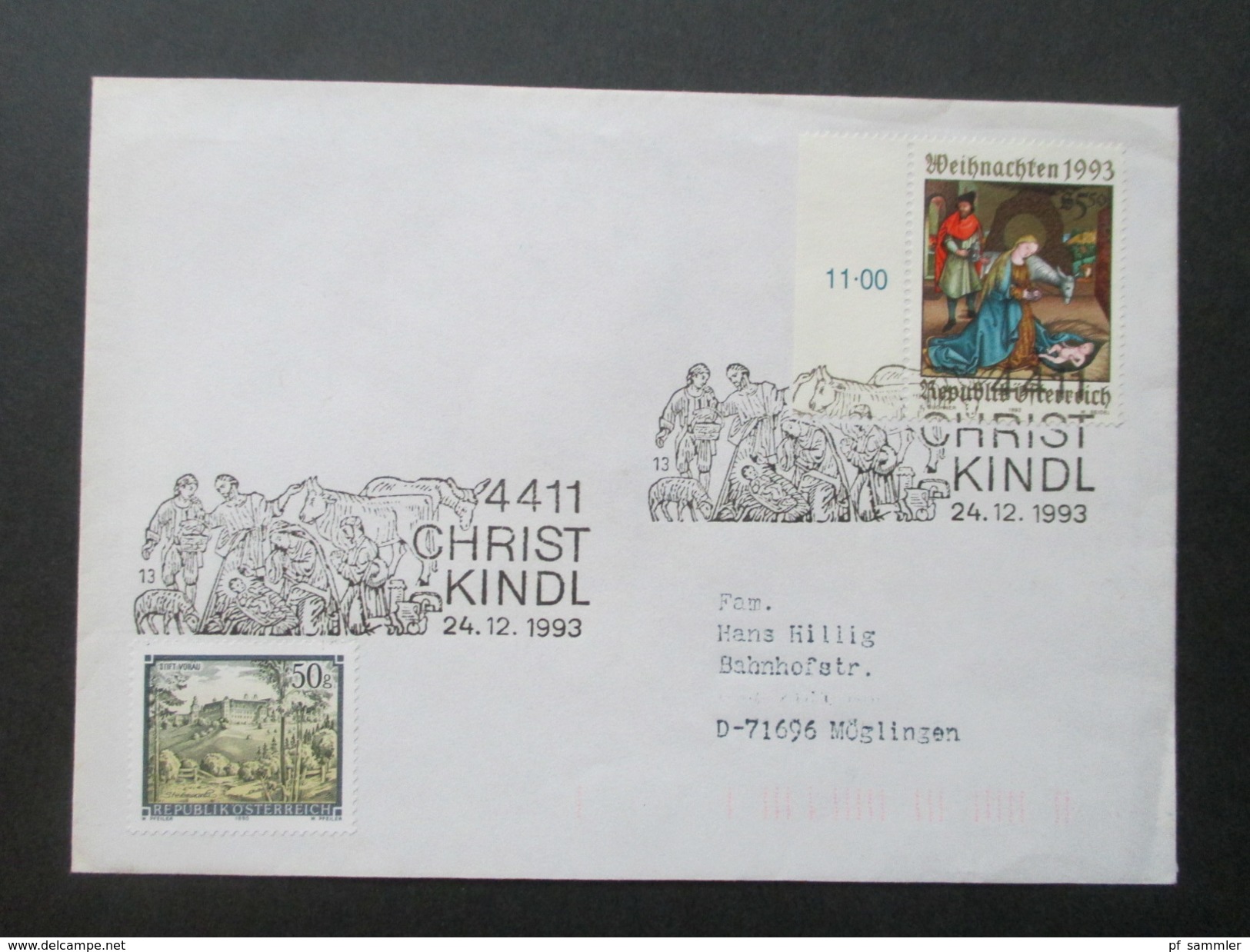 Österreich Christkindl 1982 - 1995 mit 23 Belegen / Sonderstempel! Verschiedene Stempel. Weihnachten!