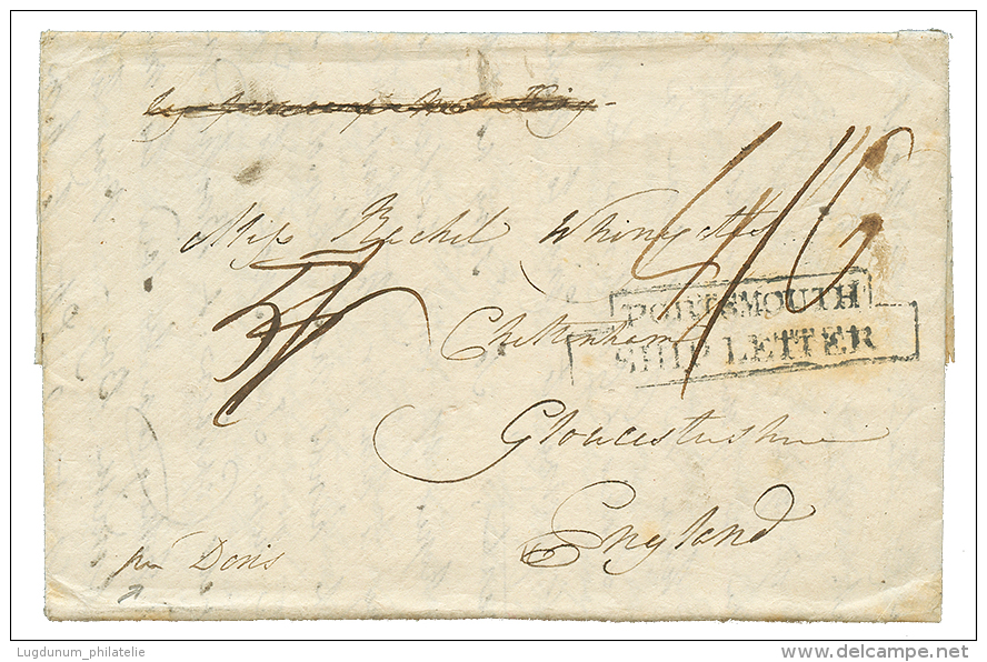 ST HELENA : 1815 Entire Letter Written At "BRIARS (ST HELENA)" From The Wife Of Capt. ROBERT YOUGHUSBAND To CHELTENHAM(E - Sonstige & Ohne Zuordnung