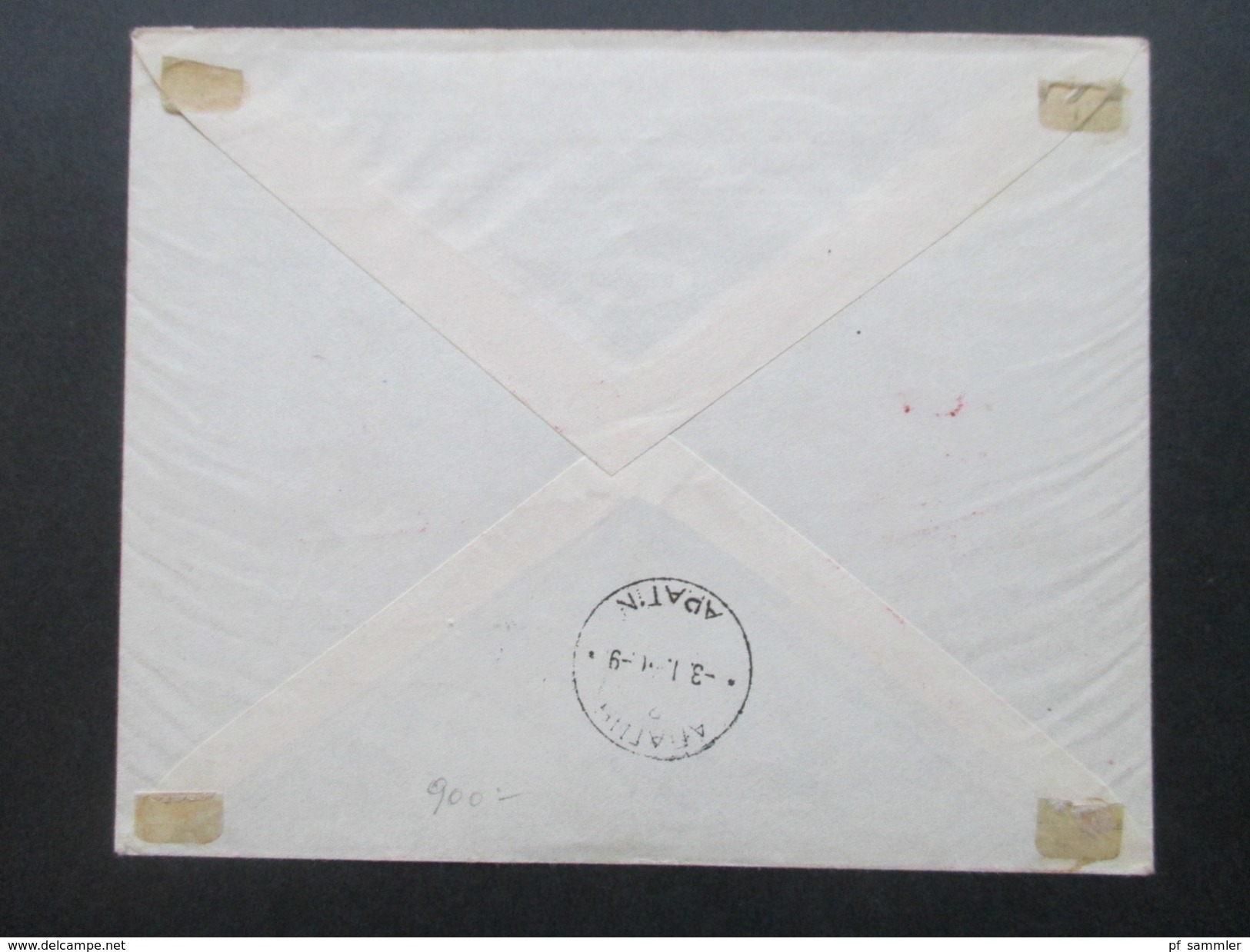 Jugoslawien Königreich 1940 Post Und Telegraphenbeamte Nr. 408 - 412 FDC / Einschreiben Mit Rotem Sonderstempel!! - Covers & Documents