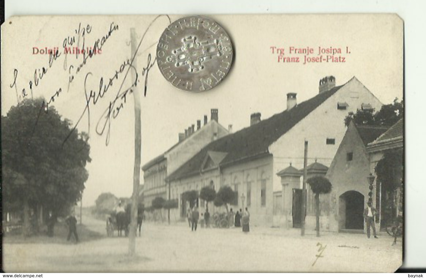 SLAV95  --  DOLNJI MIHOLJAC ( SLAVONIJA ) --  FRANZ JOSEF- PLATZ   --  1900 - Croatia