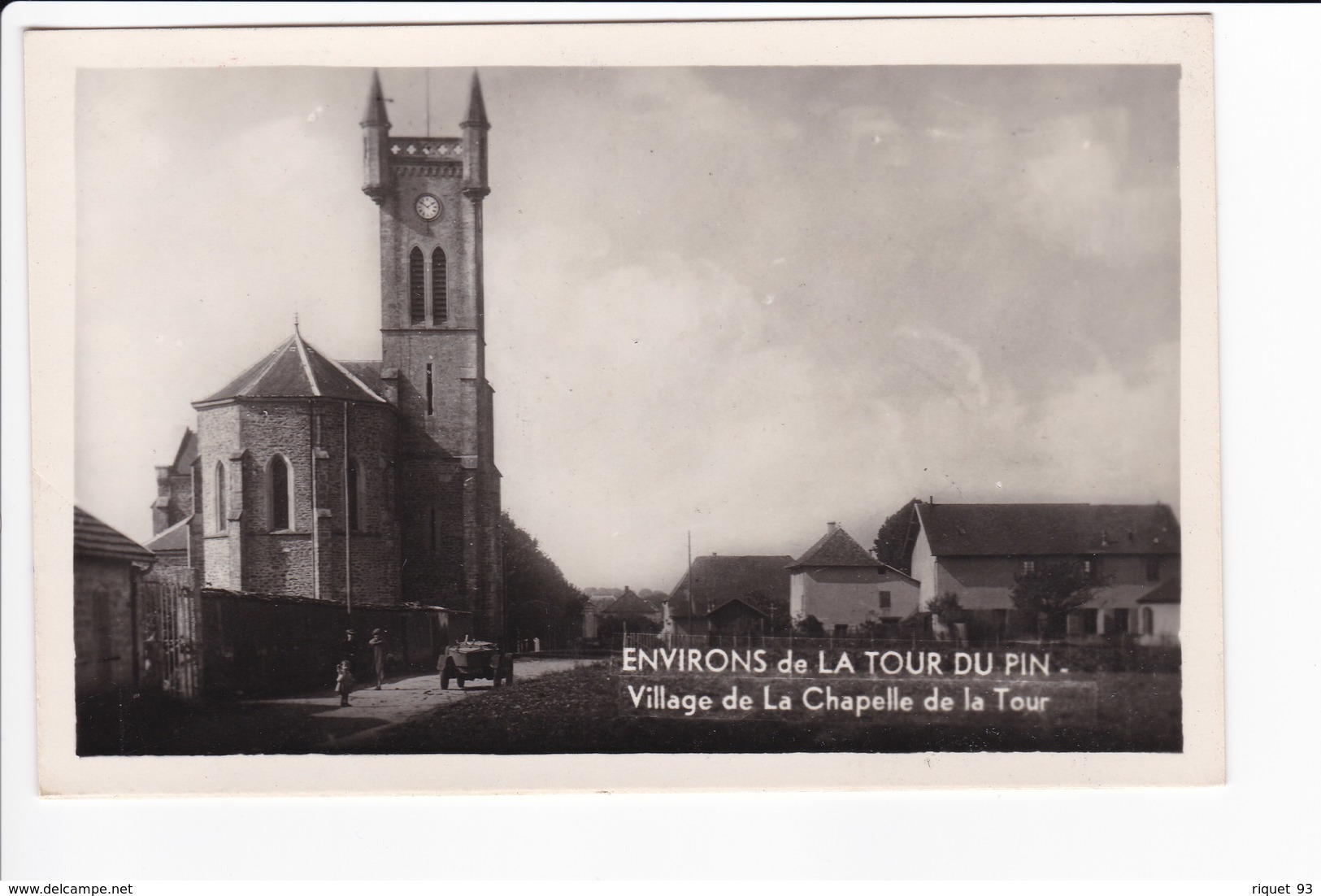 Enirons De La Tour Du Pin - Villa De La Chapelle De La Tour (carte Photo) - Sonstige & Ohne Zuordnung