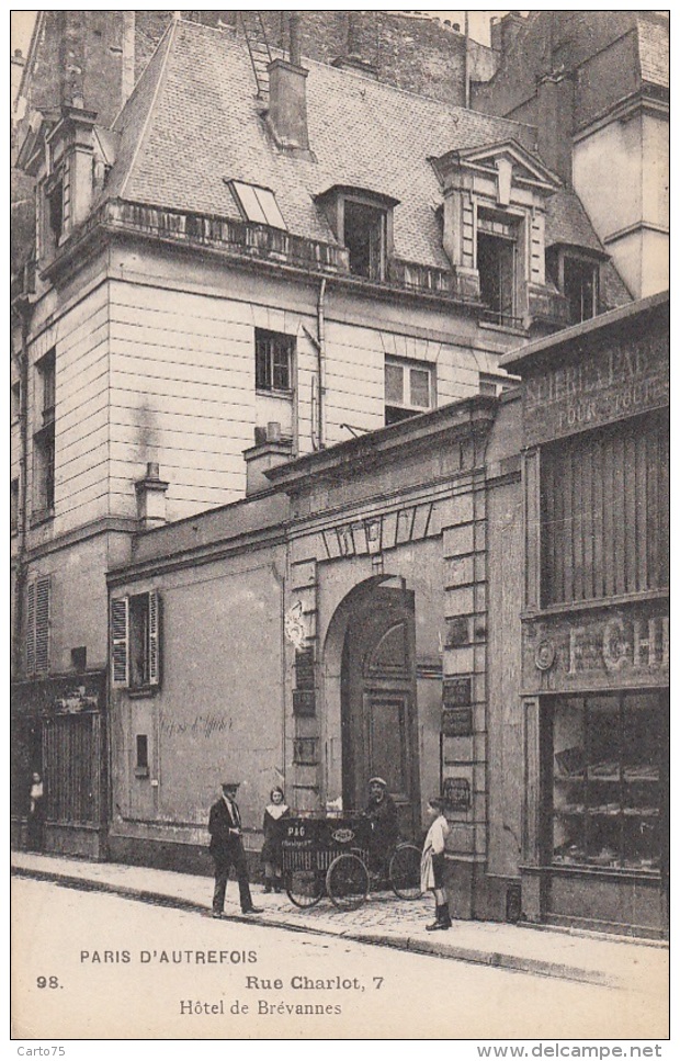 Métiers - Triporteur - Paris Rue Charlot - Marchands Ambulants