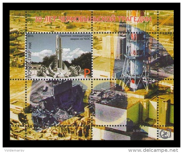 Moldova (Transnistria) 2016 No. 691 (Bl.91) Chernobyl Tragedy MNH ** - Moldova