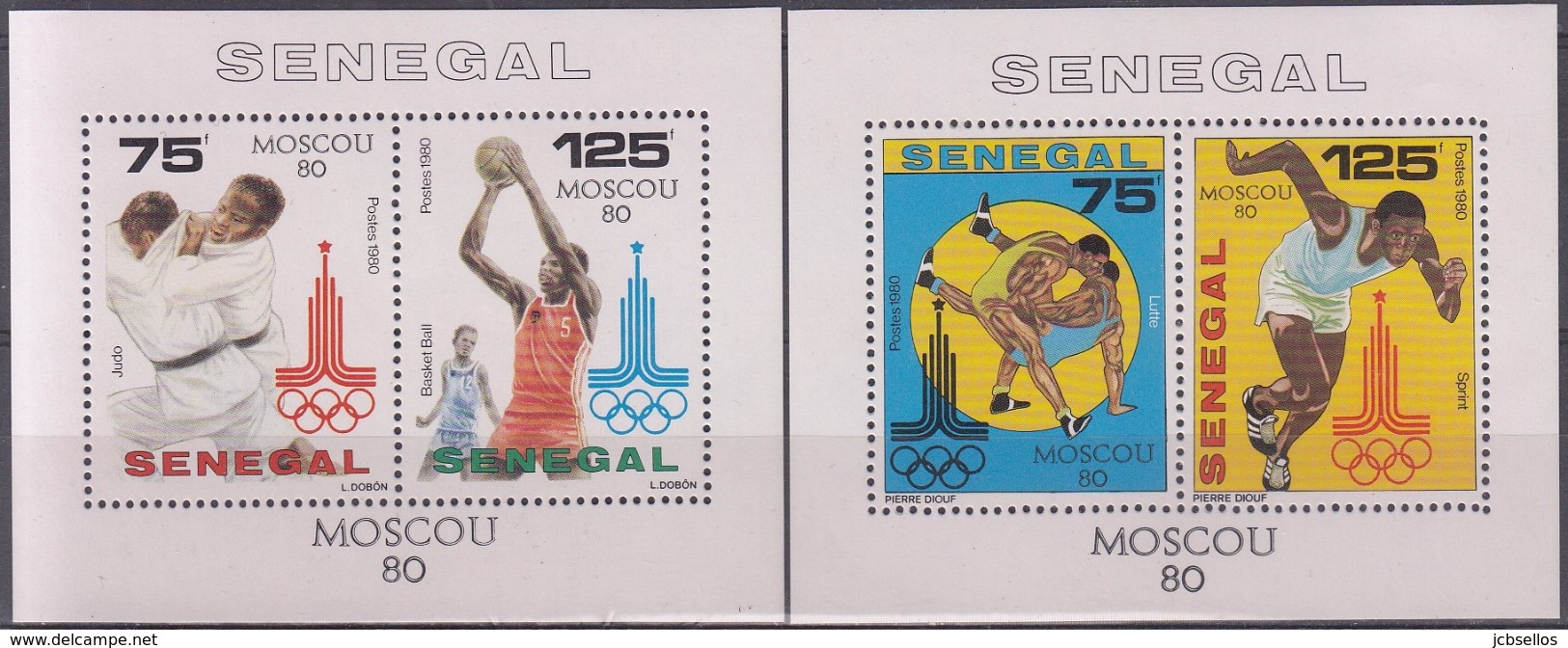 SENEGAL 1980 HB-22/23 NUEVO - Senegal (1960-...)