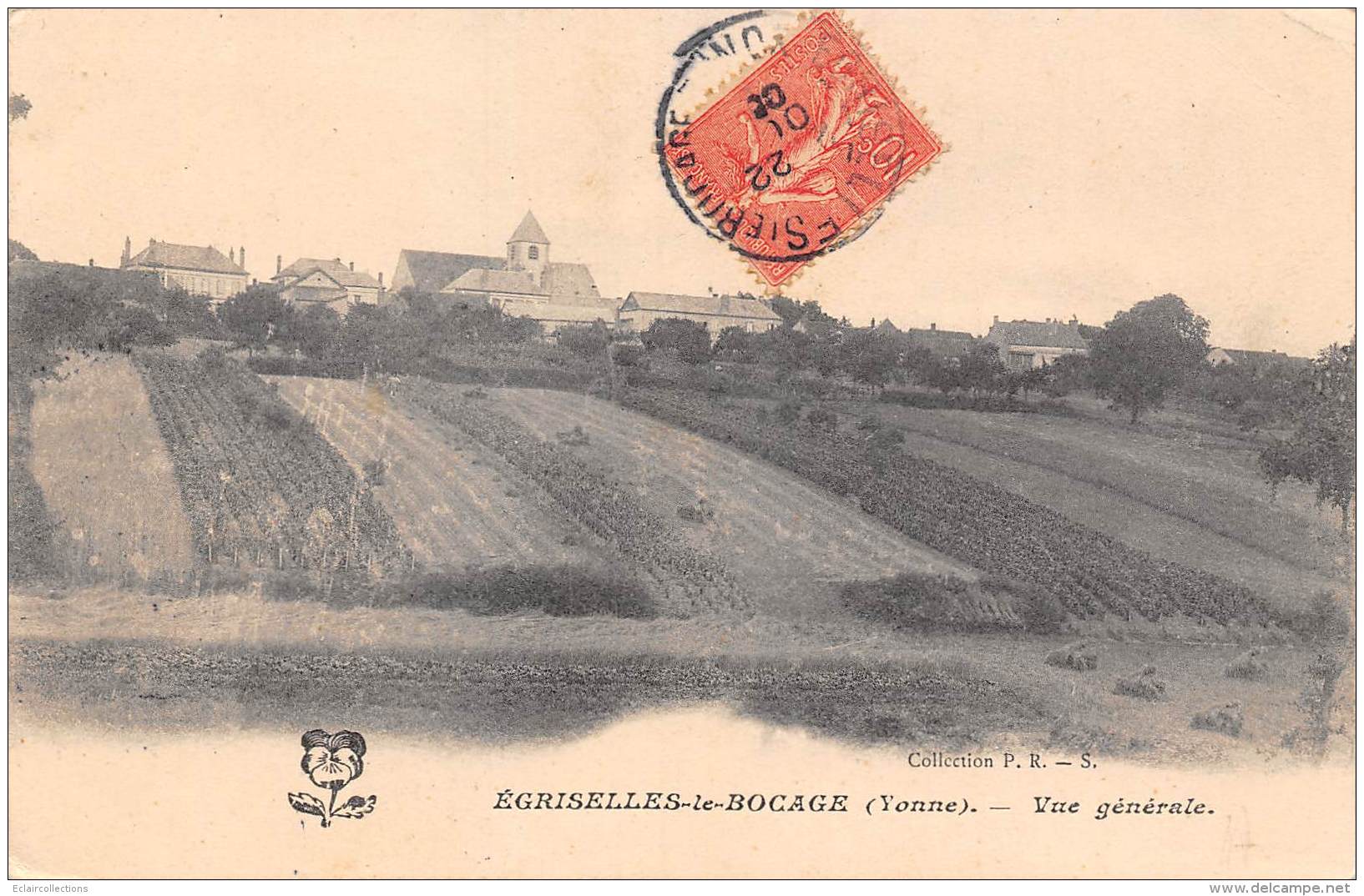 Egriselles Le Bocage      89     Vue Générale    (Voir  Scan) - Egriselles Le Bocage